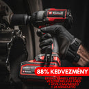 EREDETI EINHELL KÉSZLET: Vezeték nélküli fúró + ütve-csavarozó + 26 kiegészítő + 2 akkumulátor